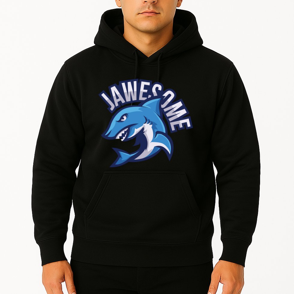 JaweSome Angry Shark Hoodie