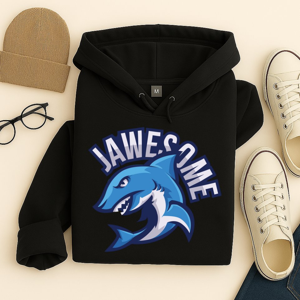 JaweSome Angry Shark Hoodie