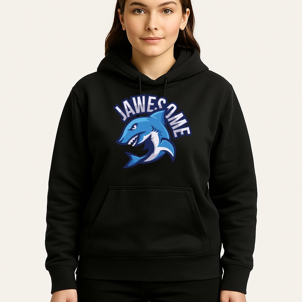 JaweSome Angry Shark Hoodie