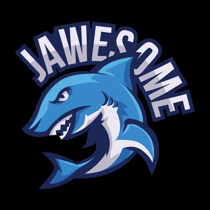 JaweSome Angry Shark Apron