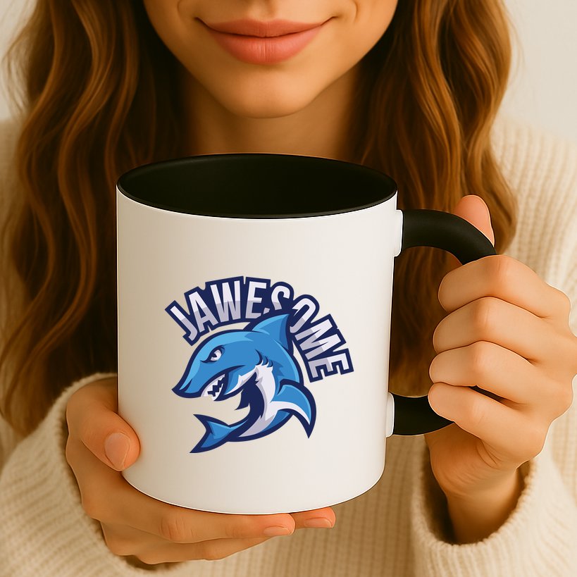 JaweSome Angry Shark Mug