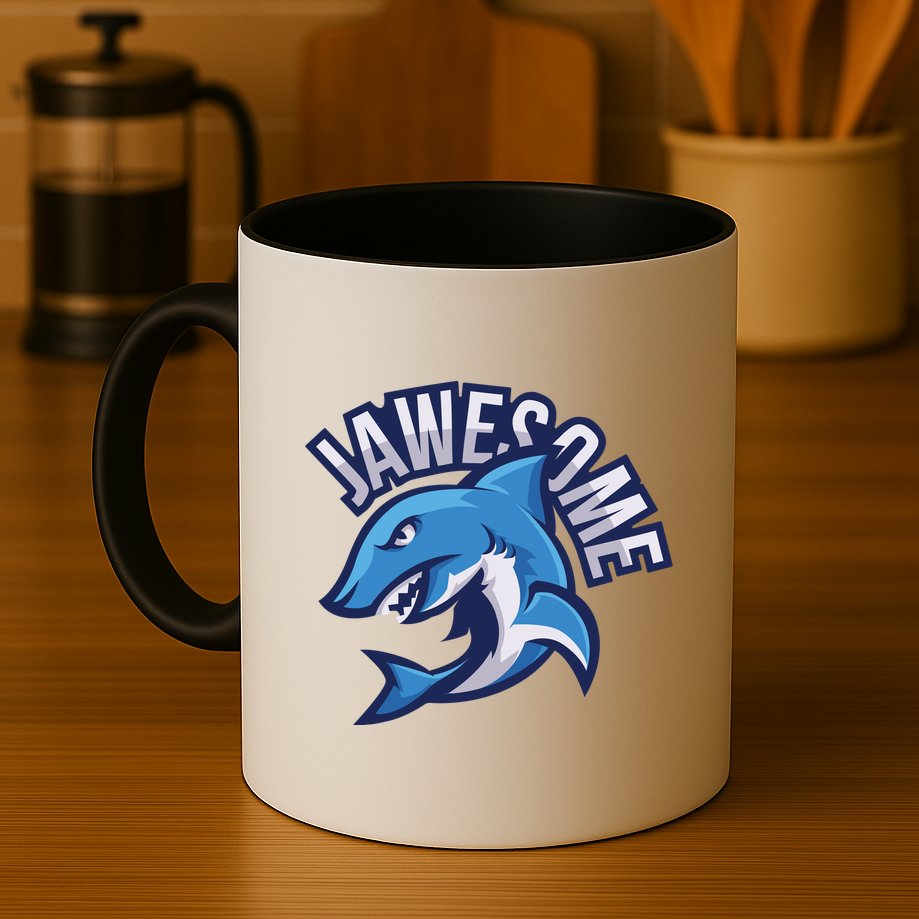 JaweSome Angry Shark Mug