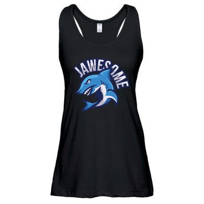 JaweSome Angry Shark Ladies Essential Flowy Tank