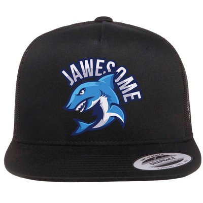 JaweSome Angry Shark Flatbill Hat