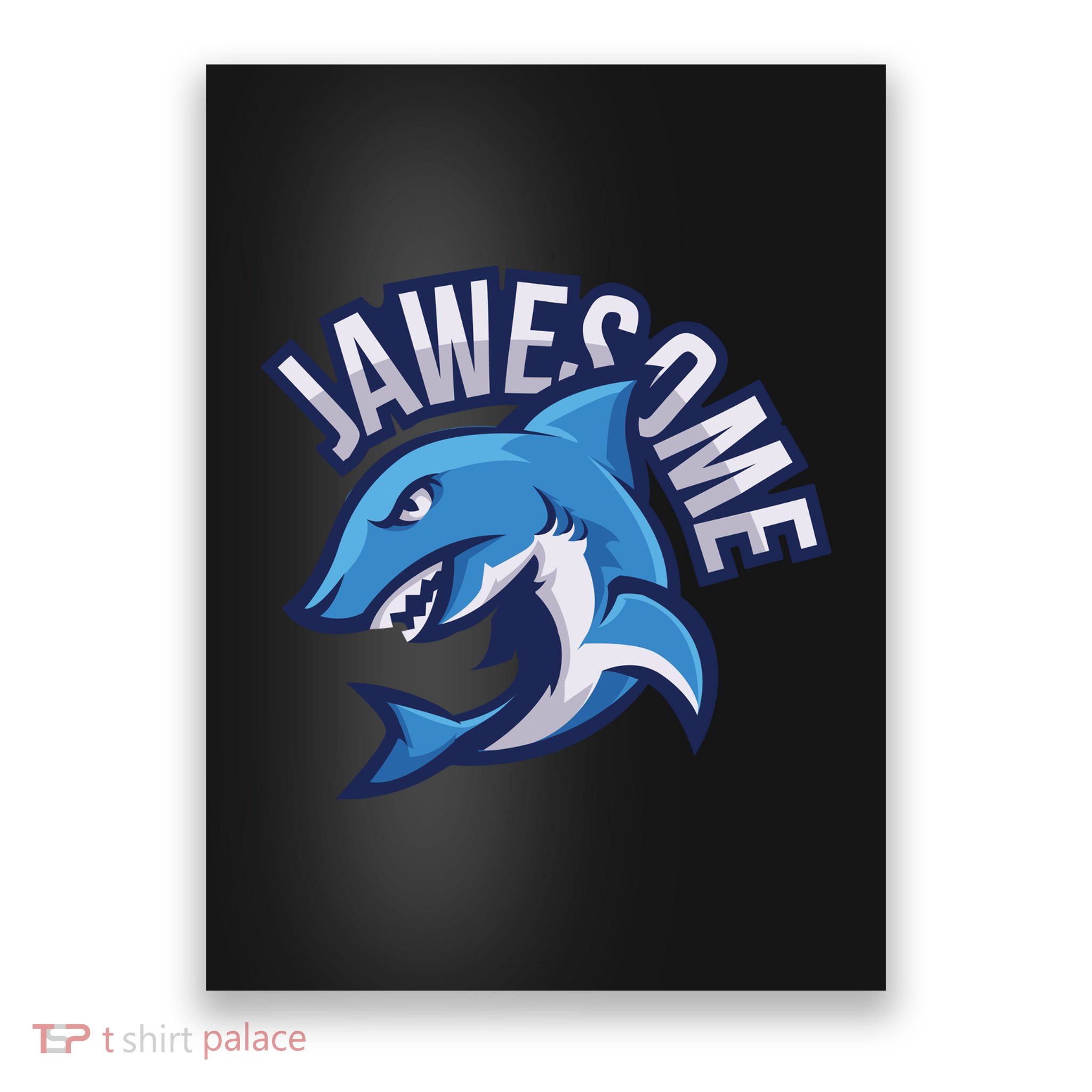 JaweSome Angry Shark Poster