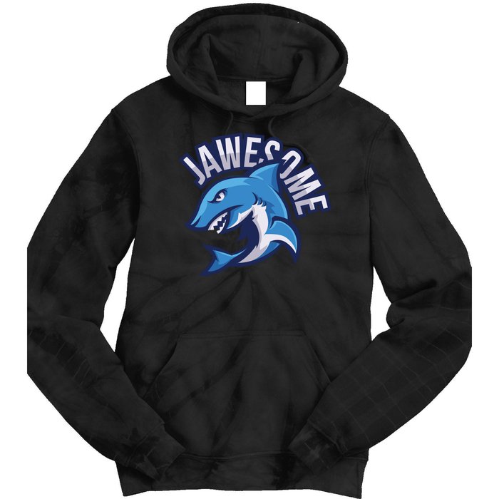 JaweSome Angry Shark Tie Dye Hoodie