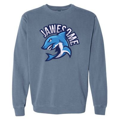 JaweSome Angry Shark Garment-Dyed Sweatshirt