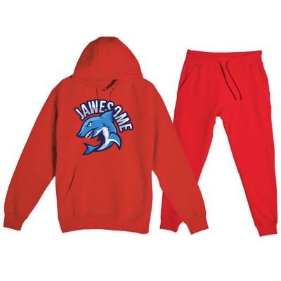 JaweSome Angry Shark Premium Hooded Sweatsuit Set