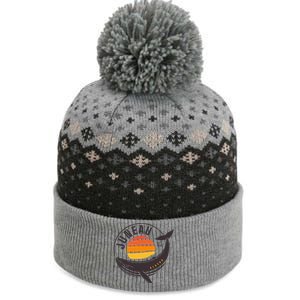 Juneau Alaska Souvenir The Baniff Cuffed Pom Beanie