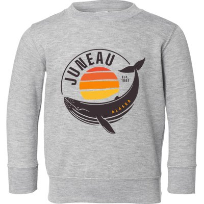 Juneau Alaska Souvenir Toddler Sweatshirt