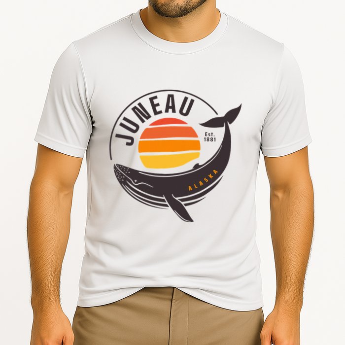 Juneau Alaska Souvenir Cooling Performance Crew T-Shirt