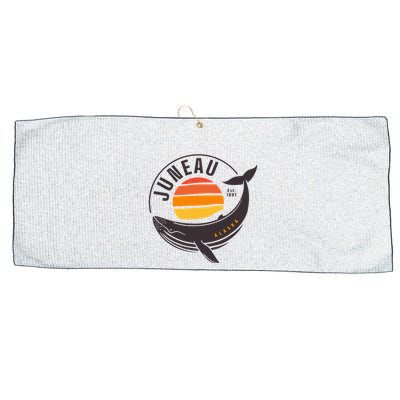 Juneau Alaska Souvenir Large Microfiber Waffle Golf Towel