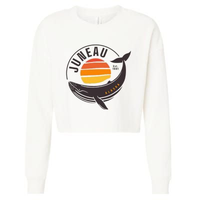 Juneau Alaska Souvenir Cropped Pullover Crew