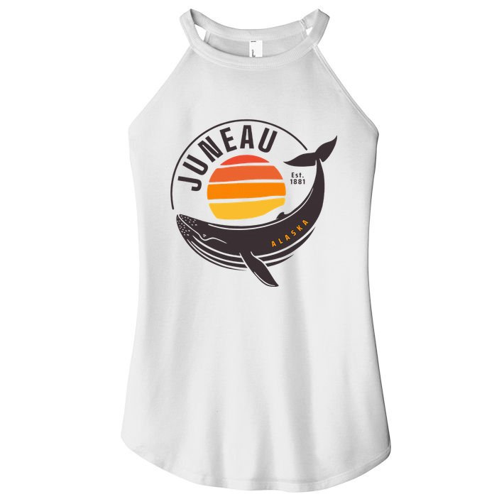 Juneau Alaska Souvenir Women's Perfect Tri Rocker Tank
