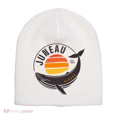 Juneau Alaska Souvenir Short Acrylic Beanie