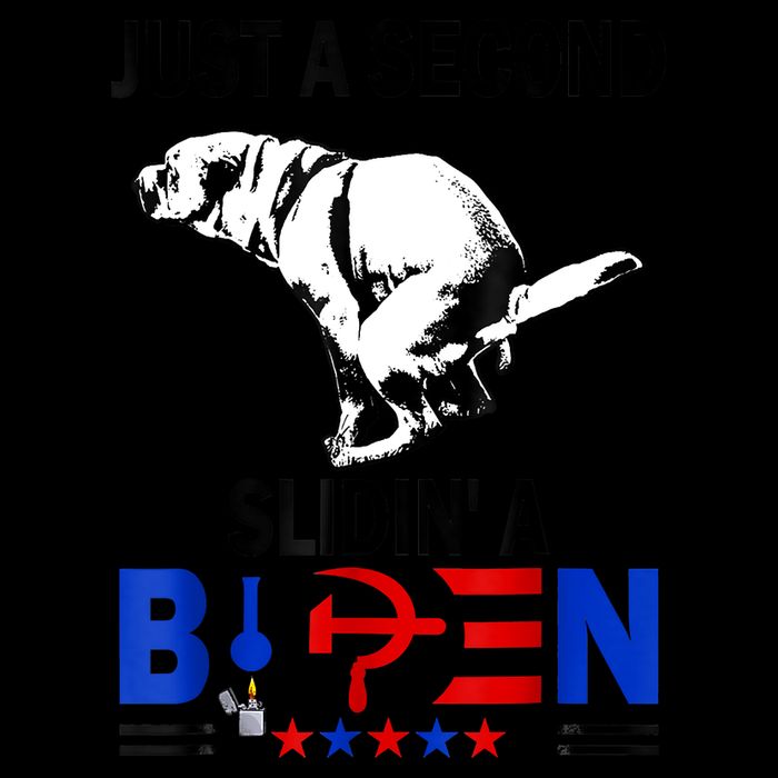 Just A Second SLiding' Funny Saying Biden President Impact Tech Backpack