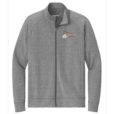 Just A Spoonful Of Sugar Graphic Tee Stretch Full-Zip Cadet Jacket