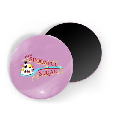 Just A Spoonful Of Sugar Graphic Tee Magnet