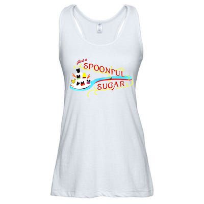 Just A Spoonful Of Sugar Graphic Tee Ladies Essential Flowy Tank