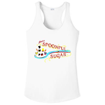 Just A Spoonful Of Sugar Graphic Tee Ladies PosiCharge Competitor Racerback Tank