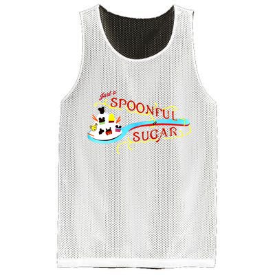Just A Spoonful Of Sugar Graphic Tee Mesh Reversible Basketball Jersey Tank