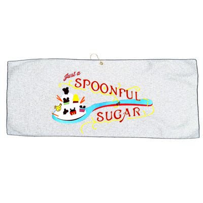 Just A Spoonful Of Sugar Graphic Tee Large Microfiber Waffle Golf Towel