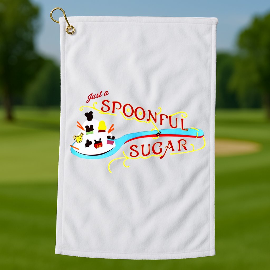 Just A Spoonful Of Sugar Graphic Tee Golf Towel