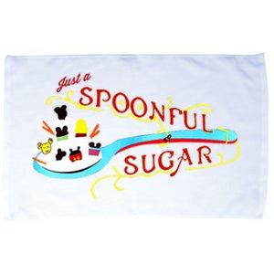 Just A Spoonful Of Sugar Graphic Tee Microfiber Hand Towel