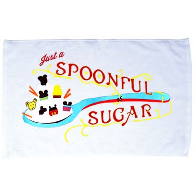 Just A Spoonful Of Sugar Graphic Tee Microfiber Hand Towel