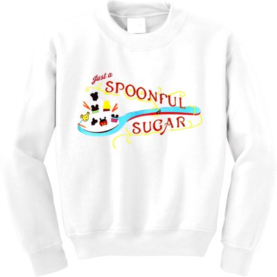 Just A Spoonful Of Sugar Graphic Tee Kids Sweatshirt