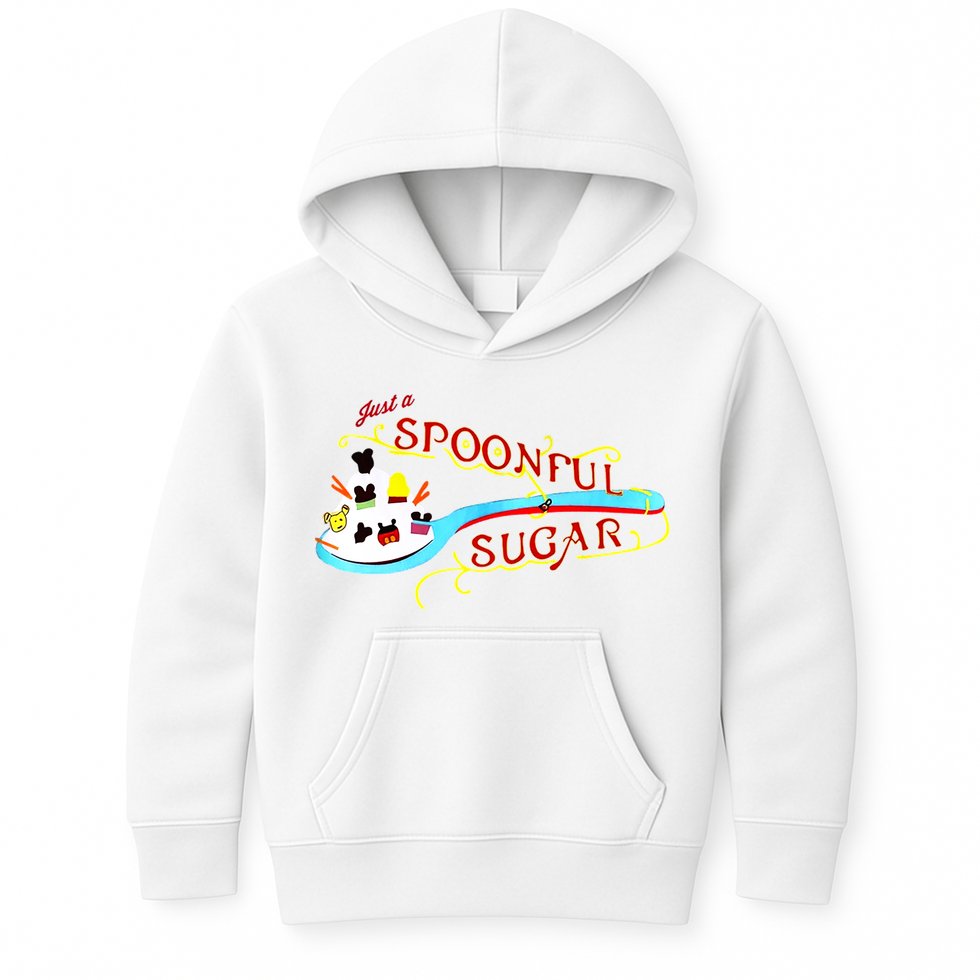 Just A Spoonful Of Sugar Graphic Tee Kids Hoodie