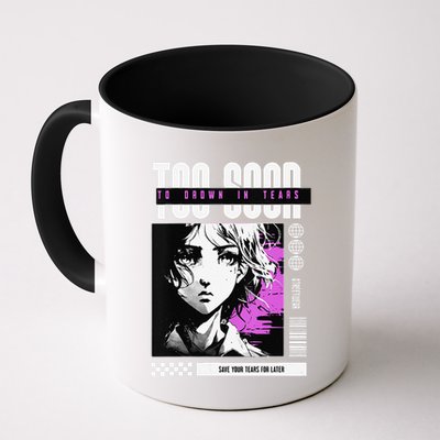Japanese Aesthetic Sad Anime Streetwear Mug