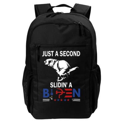 Just A Second Slidin A Biden Daily Commute Backpack