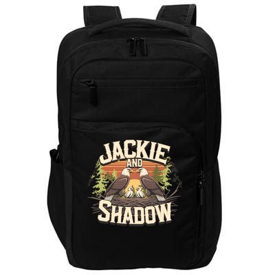 Jackie And Shadow Bald Eagle Vintage Nature And Eegle Lovers  Impact Tech Backpack