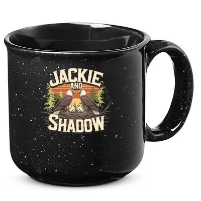 Jackie And Shadow Bald Eagle Vintage Nature And Eegle Lovers  15oz Campfire Ceramic Mug