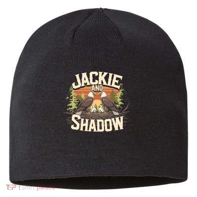 Jackie And Shadow Bald Eagle Vintage Nature And Eegle Lovers  Sustainable Beanie