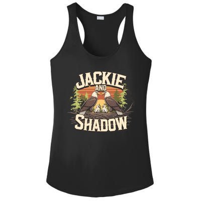 Jackie And Shadow Bald Eagle Vintage Nature And Eegle Lovers  Ladies PosiCharge Competitor Racerback Tank