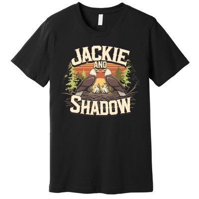 Jackie And Shadow Bald Eagle Vintage Nature And Eegle Lovers  Premium T-Shirt