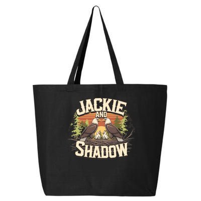 Jackie And Shadow Bald Eagle Vintage Nature And Eegle Lovers  25L Jumbo Tote