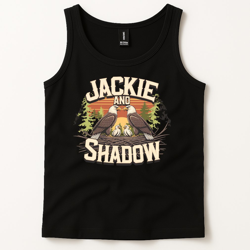 Jackie And Shadow Bald Eagle Vintage Nature And Eegle Lovers  Tank Top