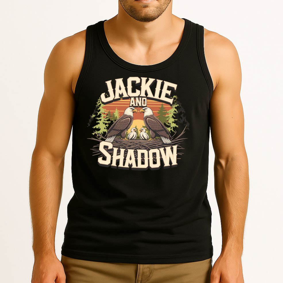 Jackie And Shadow Bald Eagle Vintage Nature And Eegle Lovers  Tank Top
