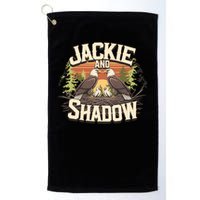 Jackie And Shadow Bald Eagle Vintage Nature And Eegle Lovers  Golf Towel
