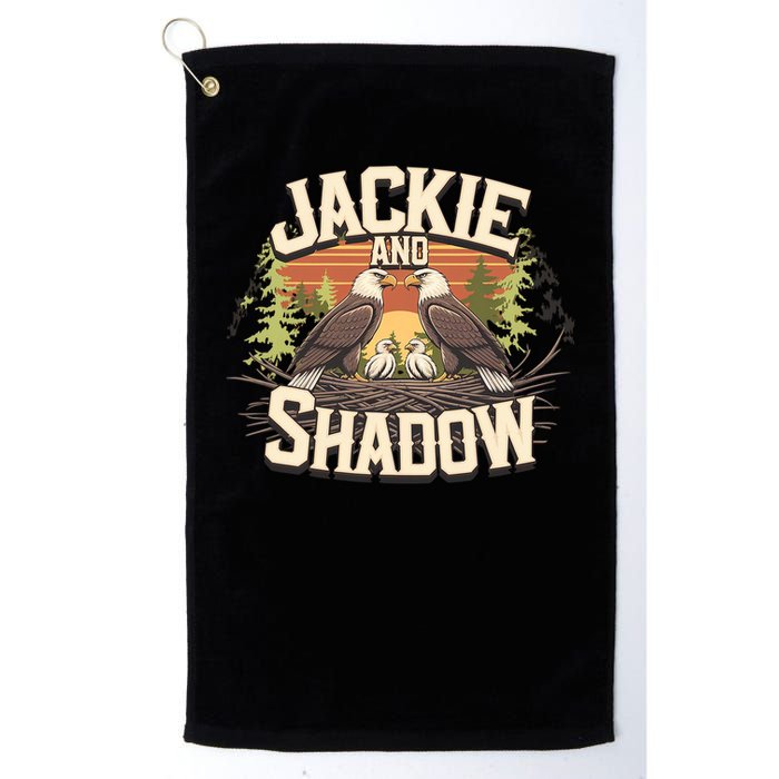 Jackie And Shadow Bald Eagle Vintage Nature And Eegle Lovers  Golf Towel
