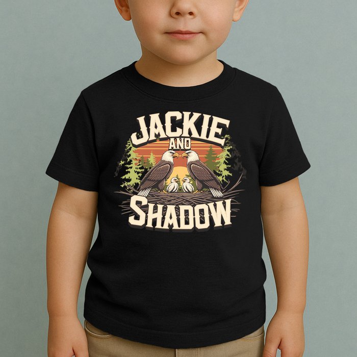 Jackie And Shadow Bald Eagle Vintage Nature And Eegle Lovers  Toddler T-Shirt