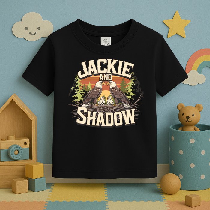 Jackie And Shadow Bald Eagle Vintage Nature And Eegle Lovers  Toddler T-Shirt