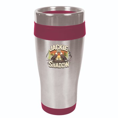 Jackie And Shadow Bald Eagle Vintage Nature And Eegle Lovers  16oz Travel Tumbler