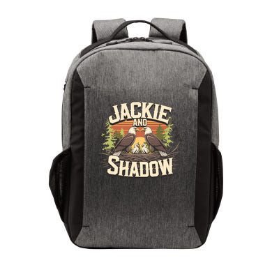 Jackie And Shadow Bald Eagle Vintage Nature And Eegle Lovers  Vector Backpack