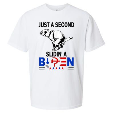 Just A Second Slidin' A Biden Sueded Cloud Jersey T-Shirt