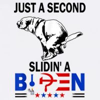 Just A Second Slidin' A Biden Cooling Performance Crew T-Shirt