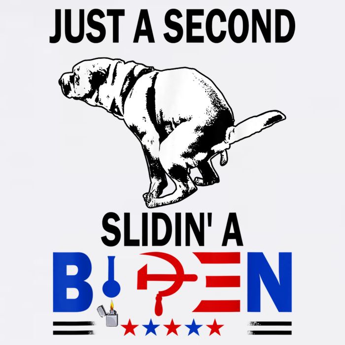 Just A Second Slidin' A Biden Cooling Performance Crew T-Shirt